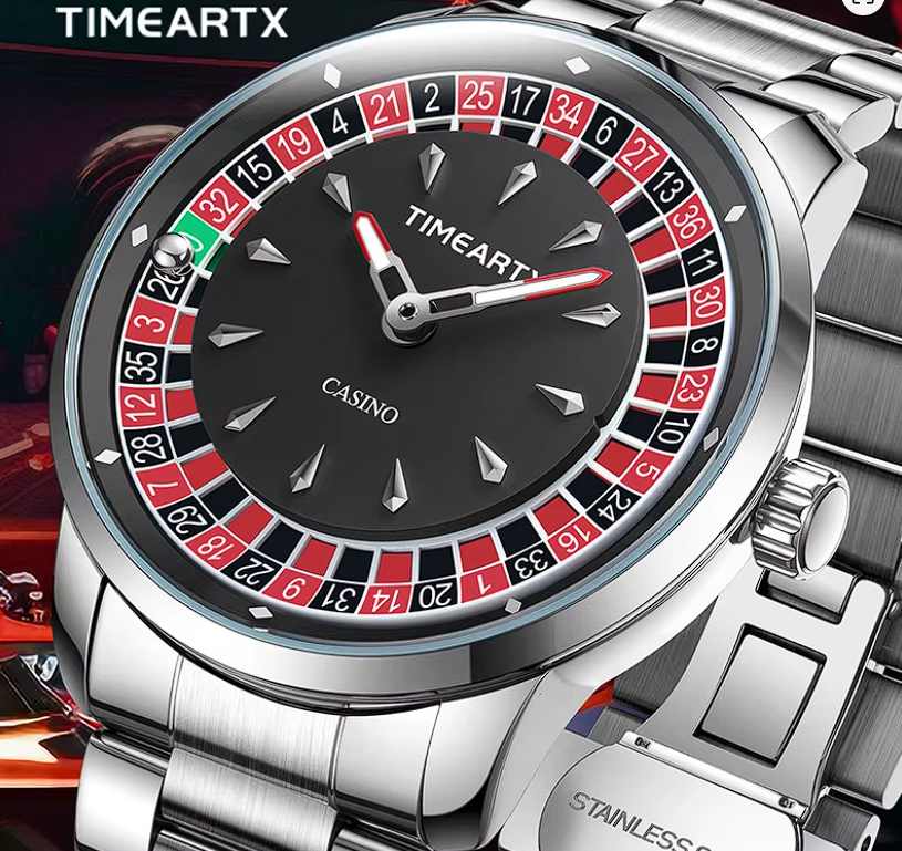 Reloj NOXE Roulette — Ruleta Giratoria Real