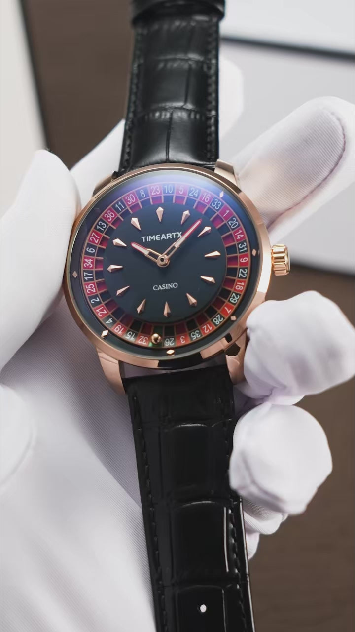 Reloj NOXE Roulette — Ruleta Giratoria Real